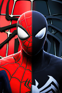 Spider Man Classic And Symbiote