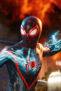 Spider Man Electrifying Adventure (320x480) Resolution Wallpaper