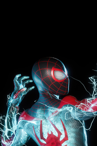 Spider Man Electrifying (1440x2560) Resolution Wallpaper