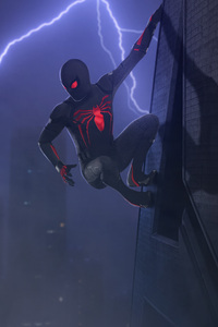 Spider Man Electrifying Web Of Adventure (240x400) Resolution Wallpaper
