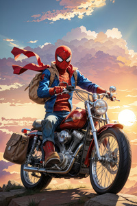 2160x3840 Spider Man Going For Adventure
