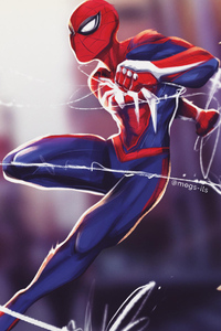 Spider Man HD (320x480) Resolution Wallpaper