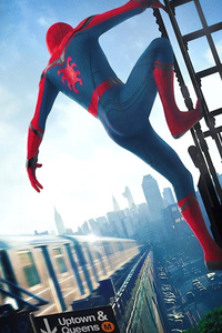 1080x2160 Spider Man Homecoming 8k