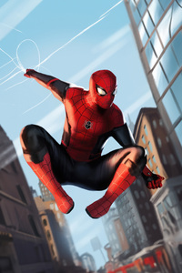 Spider Man In Queens (240x320) Resolution Wallpaper