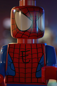 Spider Man Lego 4k (1125x2436) Resolution Wallpaper