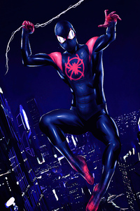 Spider Man Miles 4k 2020 Artwork (1080x2160) Resolution Wallpaper