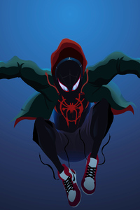 Spider Man Miles 4k (240x400) Resolution Wallpaper