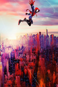 Spider Man Miles Morales 4k Artwork (1280x2120) Resolution Wallpaper