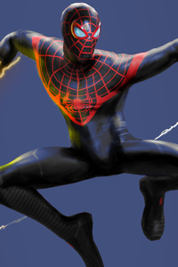Spider Man Miles Morales Marvel 4k (640x1136) Resolution Wallpaper