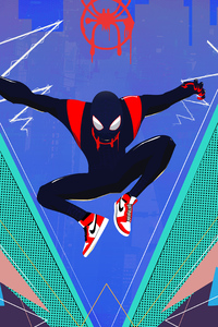 Spider Man Miles Morales New (480x800) Resolution Wallpaper