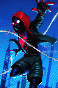 Spider Man Miles New 2020 (240x320) Resolution Wallpaper