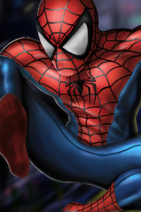 Spider Man New (320x568) Resolution Wallpaper