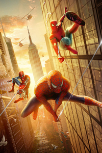 Spider Man No Way Home Movie Art 4k