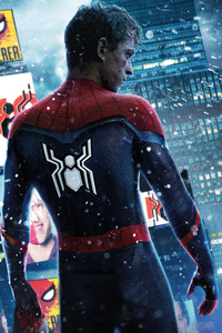 1080x2160 Spider Man No Way Home Tom Holland Suit
