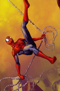 Spider Man Shooter Boy (1280x2120) Resolution Wallpaper