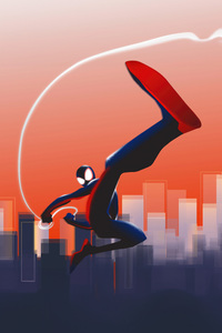 Spider Man Swinger 5k (480x854) Resolution Wallpaper