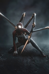 1242x2688 Spider Man Tactical Suit