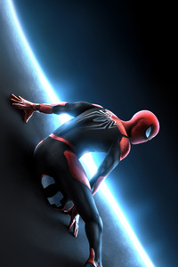 Spider Man The Hero In The Shadows (480x800) Resolution Wallpaper