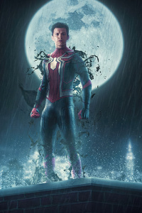 Spider Man The Night Protector (1440x2960) Resolution Wallpaper