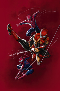 Spider Man Ultimate Team Up (1080x2280) Resolution Wallpaper