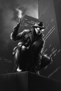 Spider Noir Tv Series (640x960) Resolution Wallpaper