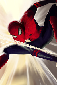 Spider Web Spiderman (540x960) Resolution Wallpaper