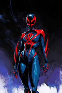 Spider Woman 2099 (360x640) Resolution Wallpaper