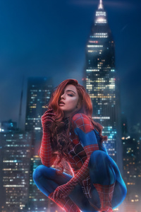 Spider Woman Rises (1440x2960) Resolution Wallpaper