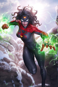 Spider Woman (1080x2280) Resolution Wallpaper