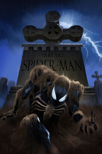 Spiderman 2 Black Spiderman (2160x3840) Resolution Wallpaper