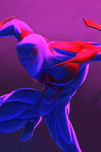 Spiderman 2099 Crawling Avenger (1080x1920) Resolution Wallpaper