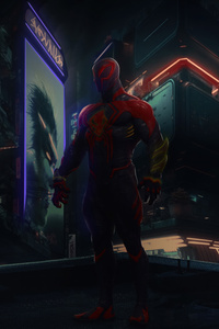 Spiderman 2099 Edge Of Tomorrow (1080x2160) Resolution Wallpaper