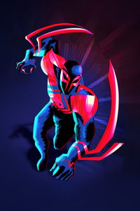 Spiderman 2099 Hero Of Infinite Faces (240x400) Resolution Wallpaper