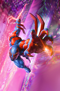 Spiderman 2099 High Tech Hero (1440x2560) Resolution Wallpaper