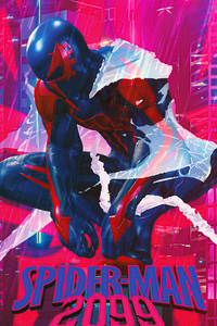 Spiderman 2099 Noir 4k (1125x2436) Resolution Wallpaper