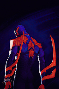 Spiderman 2099 Sentinel Avenger (240x400) Resolution Wallpaper