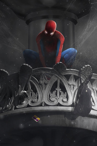 Spiderman 4k 2020 Artwork (320x568) Resolution Wallpaper