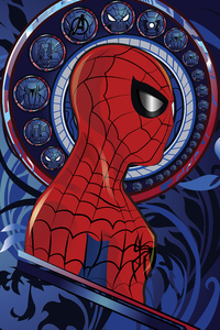 Spiderman 4K Artwork New (1080x2280) Resolution Wallpaper