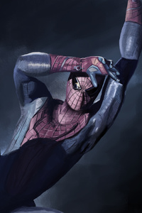 Spiderman 4k Artwork (640x1136) Resolution Wallpaper