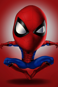 Spiderman 4k Digital Artwork (240x320) Resolution Wallpaper