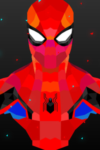Spiderman 4k Minimalism 2020 (1080x2160) Resolution Wallpaper