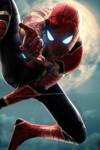 Spiderman 4k Newartwork (640x1136) Resolution Wallpaper