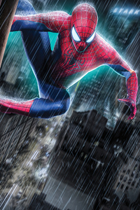 Spiderman 4k Rain