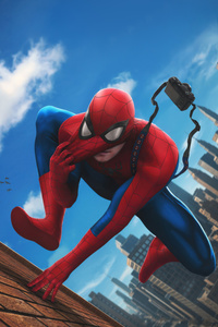 Spiderman A Symbol Can Never Be Killed (1280x2120) Resolution Wallpaper