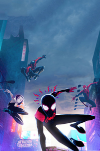Spiderman Across The Spider Verse 2023 4k Poster (240x400) Resolution Wallpaper