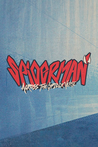 Spiderman Across The Spiderverse Typography Logo (720x1280) Resolution Wallpaper