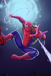 Spiderman Allover (480x800) Resolution Wallpaper