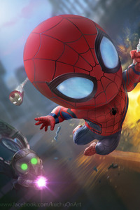 Spiderman And Iron Man Artwork HD