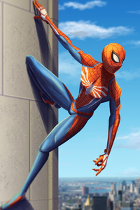 Spiderman Art (480x854) Resolution Wallpaper