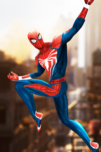 Spiderman Artwork HD 2018 (640x960) Resolution Wallpaper